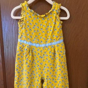 Janie and Jack floral jumpsuit